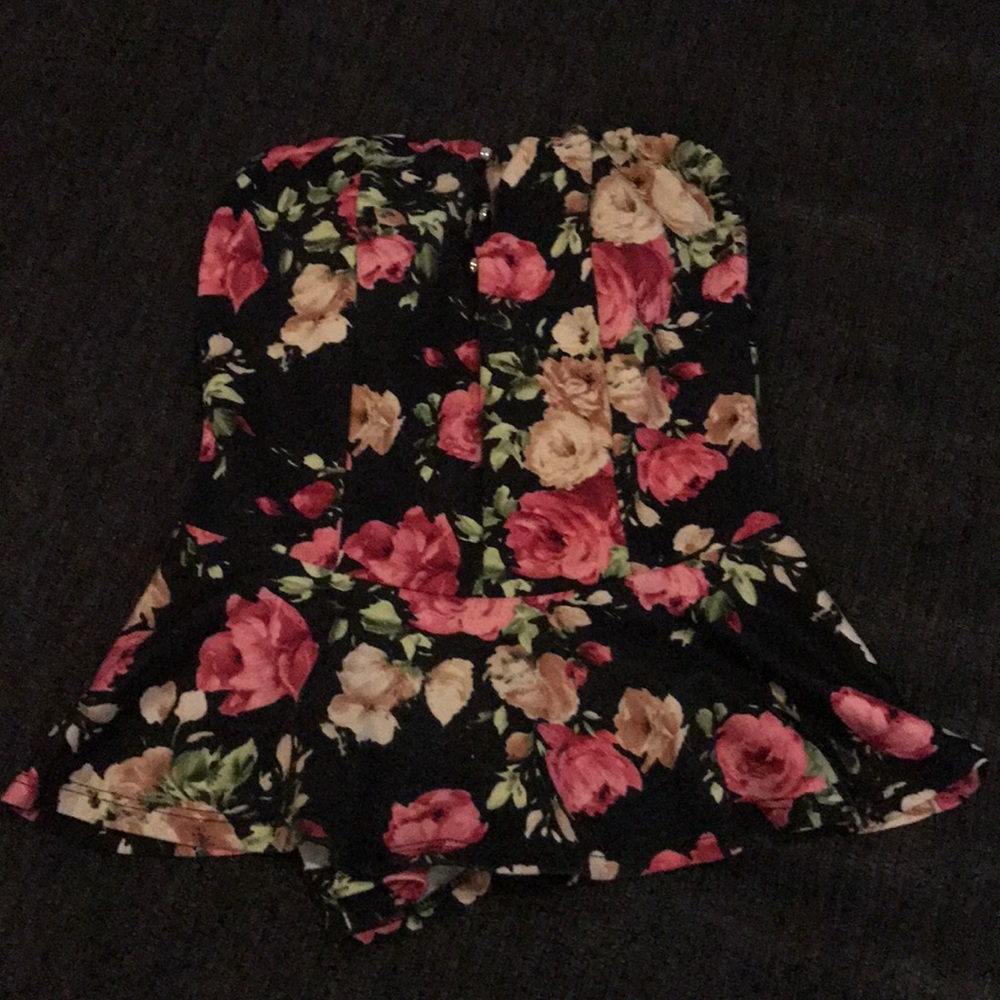 2 piece floral dress